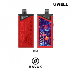 Kit de mod de cosse d'Uwell Havok V1 d'Ecigarettes de vape de cosse de 4 ml 1800 mAh 65 W