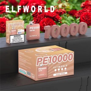 ELFWORLD PE10000 puffs rechargeable disposable vape pod piranti grosir e rokok