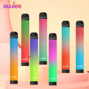 auuiee 850mAh 배터리 마지막 긴 분무기 맞춤형 맛 전자 담배 최신 일회용 도매 Vape