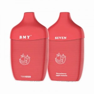 Bmy Seven Customize Vapeak Meshbar Basic 7500 Puffs E Cig Disposable Vaporizer
