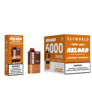 Vape ທີ່ຖິ້ມໄດ້ດີທີ່ສຸດກັບ 6000 Puffs Elfworld Reload with 12ml E-Juice Replacement Pod