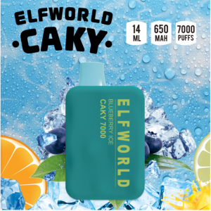 ELFWORLD CAKY 7000 RECHARGEABLE VAPE POD DEVICE (7000 PUFFS)