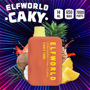 Grosir Elfworld Caky 5000/7000 Puffs Disposable Vape e rokok