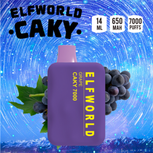 Elfworld Caky 5000 /7000 Puffs бир жолу колдонулуучу Vape