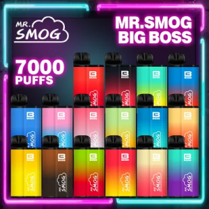 Mr. SMOG 7000 Puffs 2%/5% Nicotine Disposable E-Cigarette Vape Cartridge