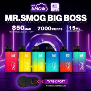Mr. SMOG 7000 Puffs 2%/5% Nicotină Cartuș de unică folosință pentru țigară electronică
