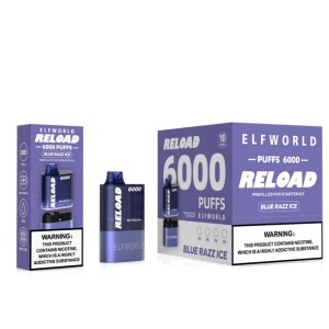 ELF World Reload 6000puffs Замена на подлога со огромен капацитет