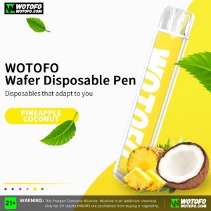 WOTOFO Wafer 600puffs Colorful Perfect Vape μιας χρήσης