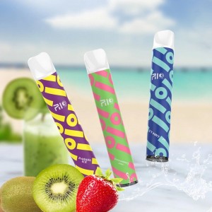 លក់ដុំ ប៊ិច Vape ដែលអាចបោះចោលបាន លក់ដាច់ខ្លាំង Hqd Cuvie Fruits Eliquid Flavors Electronic Cigarette Disposable Pod Vape