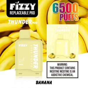 Fizzy Thunder 6500 Puffs E Cigarette Vape Flavours Choice Cuvie Plus Disposable Vape