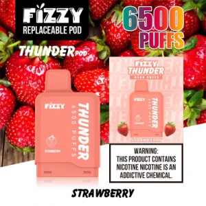 Fizzy Thunder 6500 Puffs E Cigarette Vape Flavors Choice Cuvie Plus Vape Disposable Vape