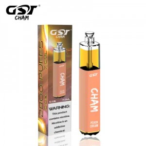 Gst Cham 2800puffs Beste kwaliteit Puff Plus Disposable Vape Pen