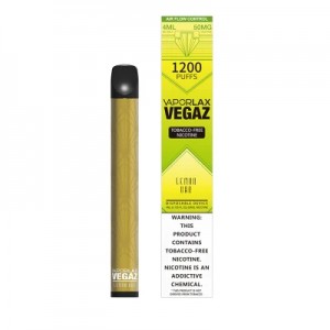 Kualitas luhur Vaporlax Vegaz Pod Pen 1200 puffs Disposable Vape