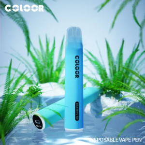 Coloor 일회용 Vape 펜 2500 퍼프 7ml 전자 주스 포드 장치 550mAh 충전식 일회용 전자 담배