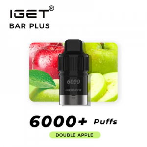Горячая распродажа, одноразовая электронная сигарета Iget Bar Plus, 6000 затяжек