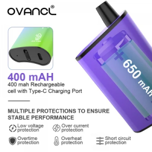 Mesh Coil Electronic Cigarette Device Custom 7000 Puffs Ovancl-Box Vape