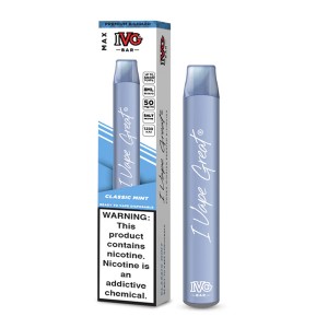 IVG Bar Max 3000 puffs 5% Nicotine Vape Za'a iya zubarwa