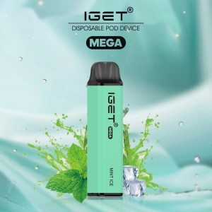 Iget Mega 3000 Puffs Disposable Juicy Flavors Grosir Vaporizer Vape