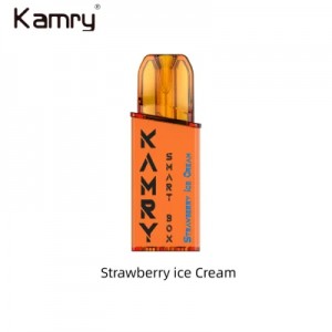 Kamry Smart Box ການອອກແບບໃຫມ່ຫຼ້າສຸດ LED Display OEM 2ml E Liquid Vape ຂາຍສົ່ງ 600 Puff