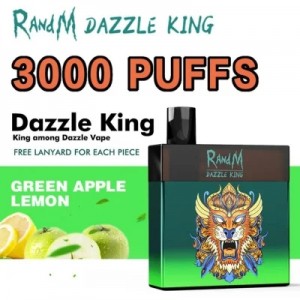 Randm Dazzle King 3000 Puffs E-sigaarka Vape la tuuri karo