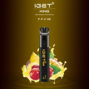 IGet King 2600puffs 8,5 ml E-folyékony eldobható vape