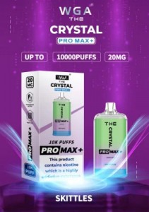 Crystal PRO Max 10000 Factory Vape Party Kertakäyttöinen Vape Powerful E-savuke Mukauta vape-kynä