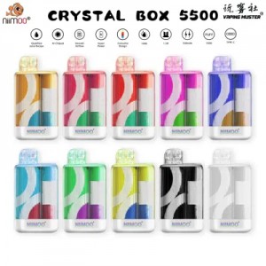 Niimoo E-Cigarette Classic Shape Crystal Box, 5500 зацяжак, аднаразовы выпарнік