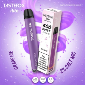 ODM najnovšia 500-600 šlukov jednorazová elektronická cigareta Tastefog Ilite OEM E-Cig