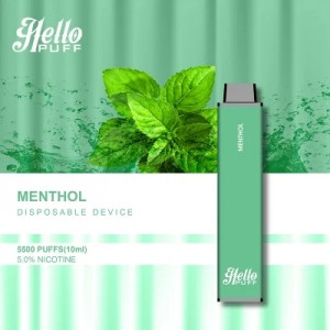 Hello Puff Горещо продаван електронен комплект за пушене за еднократна употреба Нов продукт Vape