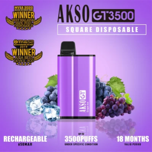 AKSO Rechargeable Disposable Puff Bar E Cigarette na may 3500 Puffs Disposable Vape Pen
