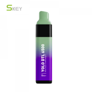 skey 6500 Puff Airflow Nastavljiva Vape naprava za enkratno uporabo 15 ml Dtl Pen Nargile 650mAh baterija
