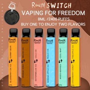 RandM Switch 2 in 1 Groothandel Prys Vape Factory Warm E-Sigarette Weggooibare Vape