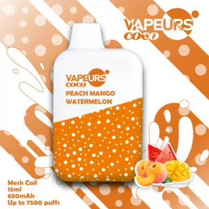 Prefilled E Liquid 15 Flavours Vapeurs Coco 7500 Puff Rechargeable Wholesale E Sigara