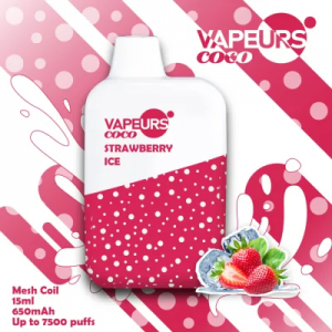 E Liquid 15 Flavors Vapeurs Coco 7500 Puff Rechargeable Varotra sigara E