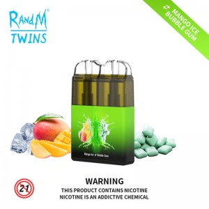 RandM Twins 6000puffs Bejgħ bl-ingrossa Disposable Vape Apparat