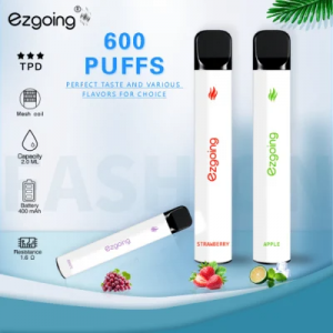 කර්මාන්තශාලා මිල ගණන් 600 Puffs Atomizer Nicotine Free Mini Disposable Electronic Cigarette Distributor Electric Vape
