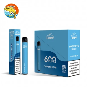 Vape Elektronik 2% Garam Nikotin 600 Puff Rokok Elektronik Sekali Pakai Dari Bananatimes