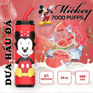 Taŭga E-cigaredo Prezo 16ml Aĉetado Puff Mickey 7000puffs baish Forĵetebla Vape