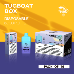 TUGBOAT Box Mesh Coil Type-C شارژ عمده فروشی سیگار الکترونیکی