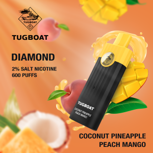 TUGBOAT Diamond 2% Nikotiini Kertakäyttöinen Vape 600 suihketta