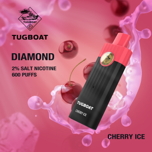 TUGBOAT Diamond 2% Nicotine Vape แบบใช้แล้วทิ้ง 600พัฟ