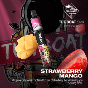 បារីអេឡិចត្រូនិច 1000 Puff Disposable Vape 5% Ncotine 14 Flavors Tugboat smk