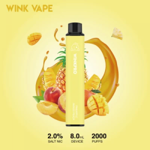 Wink أفضل بيع Vape Pen Factory بالجملة بخار السجائر الإلكترونية القابل للتصرف 2000 Puff Bar