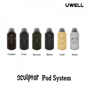 Uwell New Design Vape Kit Portable Electronic Cigarette Sculptor Pod System