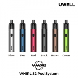 Uwell Whirl S2 Pod-systeem Oia Vape-penset met 510 druppeltip en filtertip