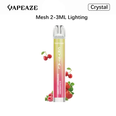 Vapeaze 2ml Ske Crystal Bar Vape 600puffs Tpd ଇଲେକ୍ଟ୍ରୋନିକ୍ ସିଗାରେଟ୍ ହୋଲସେଲ ଡିସପୋଜେବଲ୍ ଭେପ୍ ବ Feat ଶିଷ୍ଟ୍ୟ ଚିତ୍ର