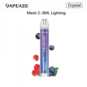 Vapeaze 2ml Ske Crystal Bar Vape 600puffs Tpd Rokok Elektronik Grosir Vape Sekali Pakai