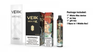 Veiik Newest Disposable Vape Pen Micko Max Disposable Electronic Cigarettes Vaper