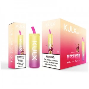 Voltbar KULX 8000 Puffs Forĵetebla Pod Box Forĵetebla Vape Pen OEM E-Cigaredo