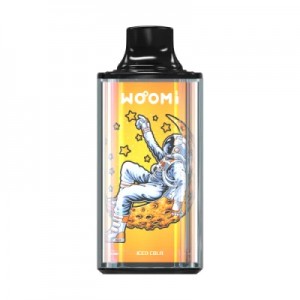 Woomi Space 8000 Puff ชาร์จ 5% นิโคตินทิ้งบุหรี่อิเล็กทรอนิกส์ Vape